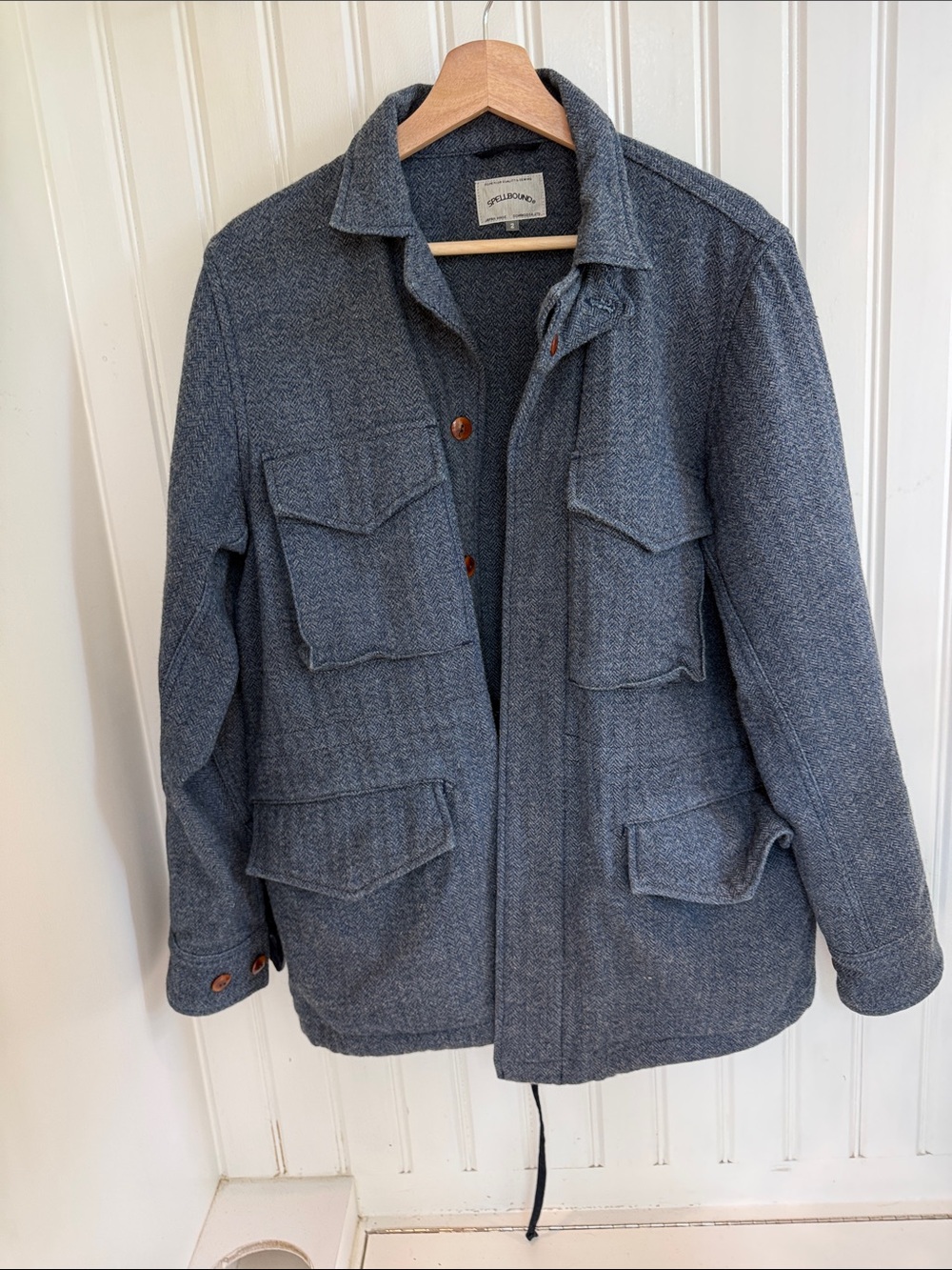 Men’s Japanese Jacket in Navy Blue